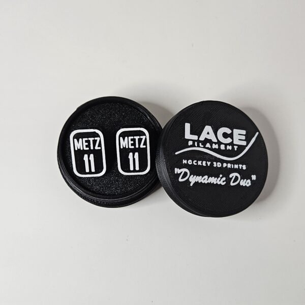 Personalized hockey stick end caps