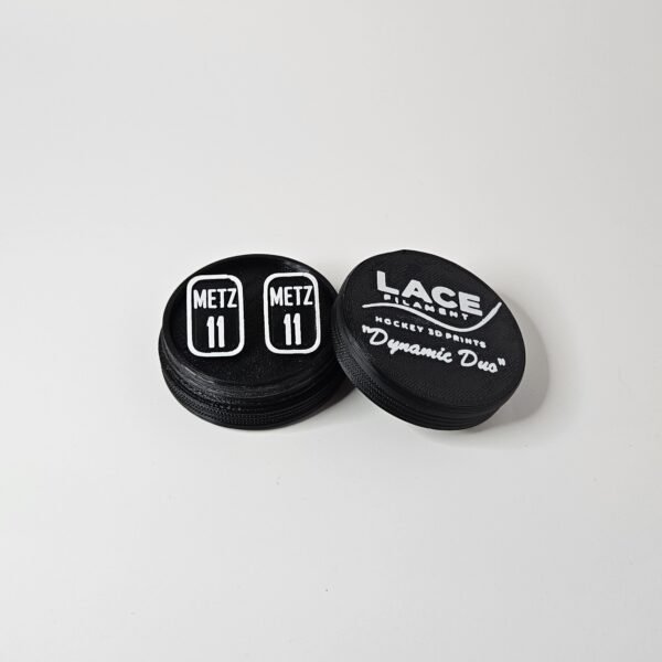 Personalized hockey stick end caps